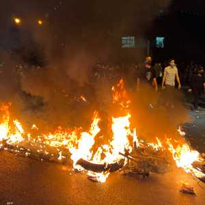 جانب من الاحتجاجات التي شهدتها مناطق إيرانية