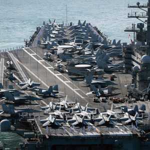 حاملة الطائرات الأميركية رونالد ريغان