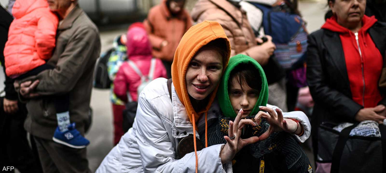 النساء يشكلن الأغلبية وسط اللاجئين الأوكرانيين