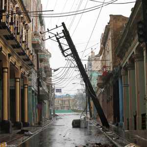 الإعصار ضرب الطرف الغربي لكوبا