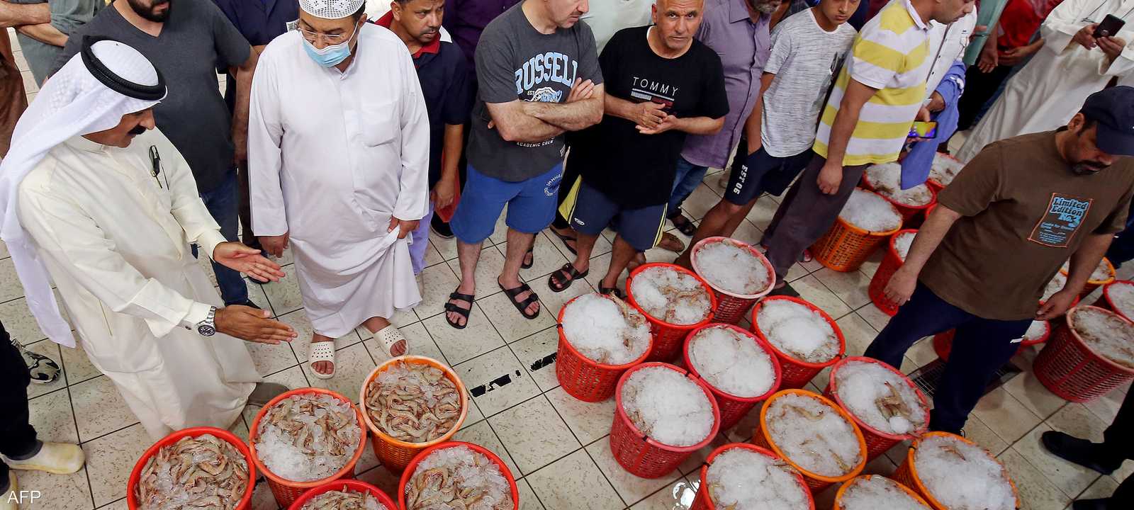 سوق السمك في مدينة الكويت