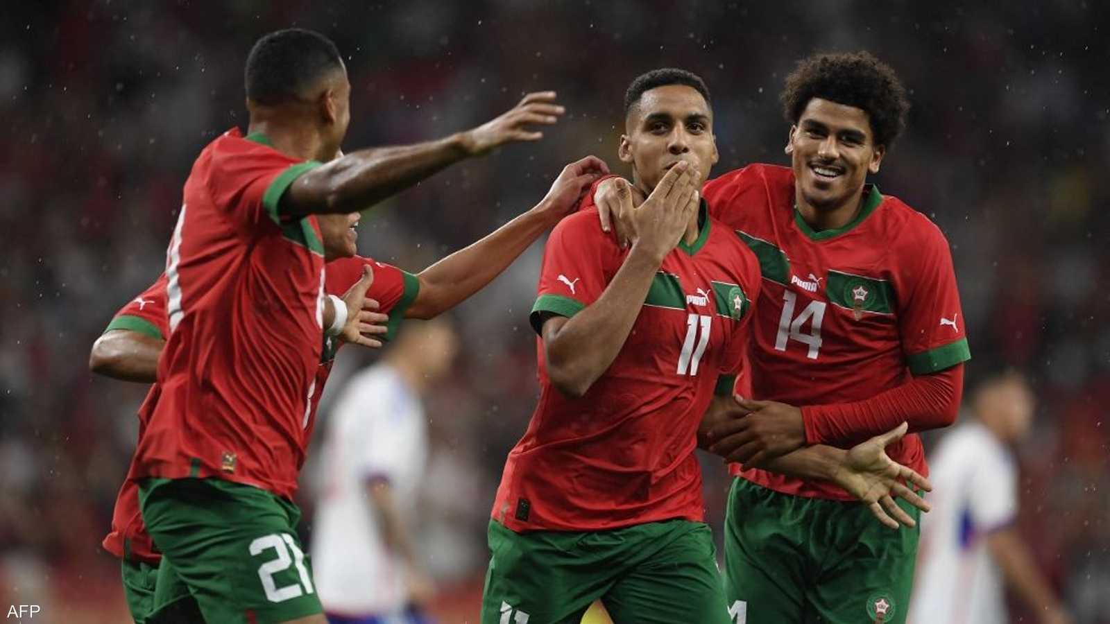 المنتخب المغربي متألق