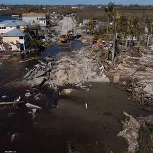 الإعصار "إيان" خلف آثارا مدمرة