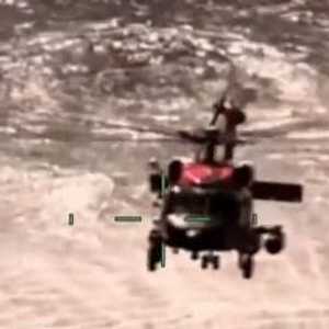 شاركت مروحية في عملية الإنقاذ