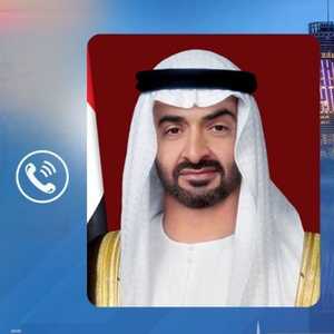 محمد بن زايد يجري اتصالاً هاتفياً مع الرئيس الأوكراني