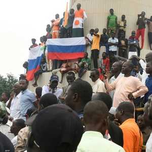 تظاهرة مؤيدة لروسيا ضد فرنسا في النيجر
