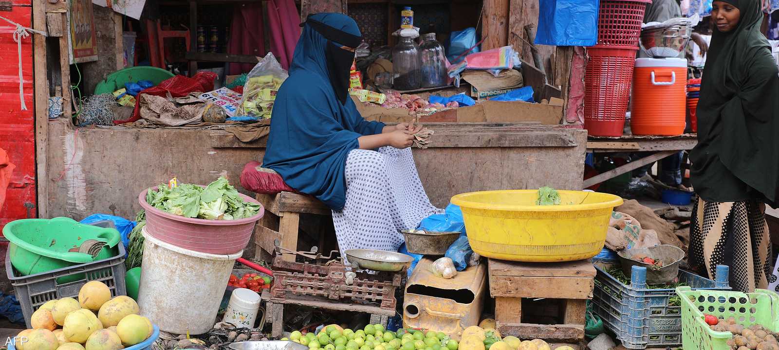 سوق الخضروات في مقديشو - الصومال