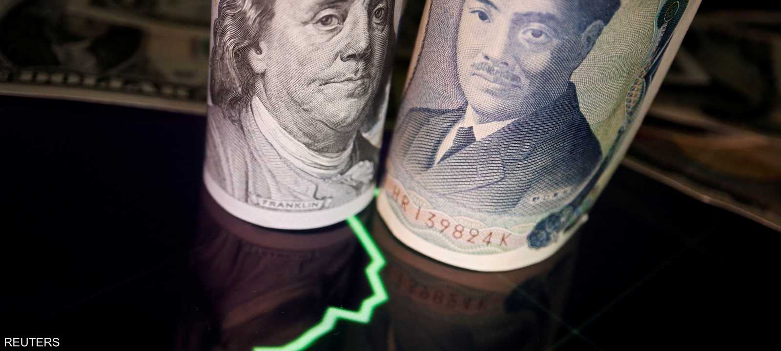 الدولار مقابل الين الياباني