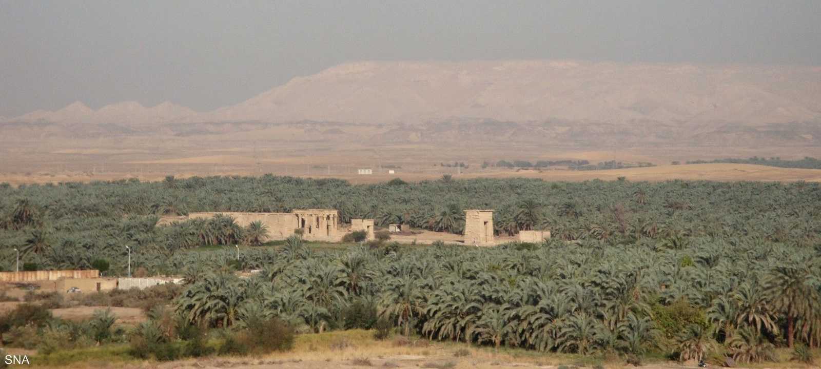 مدينة الخارجة بمحافظة الوادي الجديد جنوب غربي مصر