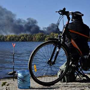 قصف عند نهر دنيبرو - صورة أرشيفية
