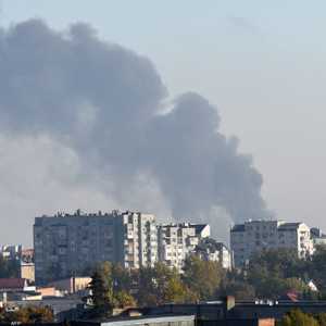 هجوم صاروخي روسي على مدينة أوكرانية