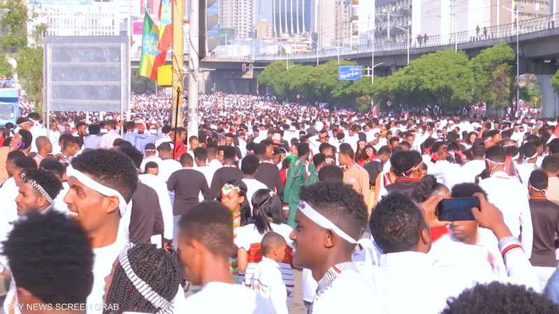 تعرف احتفالات "أريتشا" لدى الإثيوبيين باسم "هورا فينفيني"