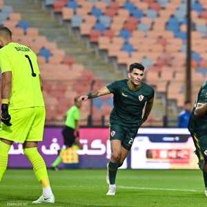 الجزيري افتتح التسجيل للزمالك الذي ارتدى زيا باللون الأخضر