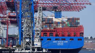اقتصاد الصين - سفينة الحاويات الصينية "كوسكو شيبينغ أريس"