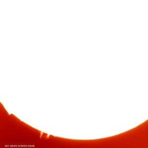 ظاهرة الكسوف الجزئي للشمس