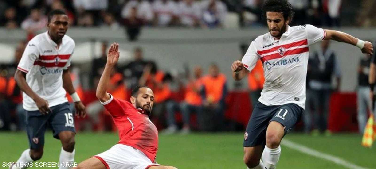 من لقاء سابق بين الأهلي والزمالك في الإمارات