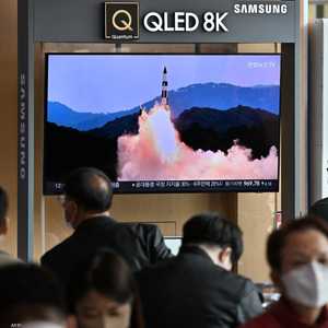 لقطات لإطلاق صاروخ من كوريا الشمالية