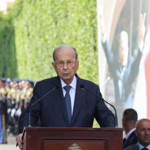 عون يلقي كلمة قبل مغادرته قصر بعبدا