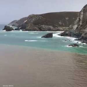 التلوث حدث عند شاطئ سانت أغنيس في كورنوال