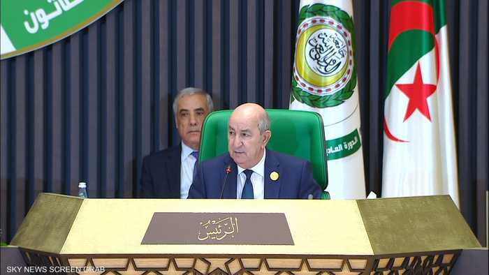 الرئيس الجزائري عبد المجيد تبون