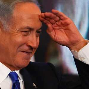 نتنياهو الملقب بـ"الملك بي بي" خلال كلمته أمام مناصريه