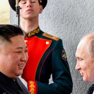 من لقاء أرشيفي بين الرئيسين كيم جونغ أون وفلاديمير بوتين