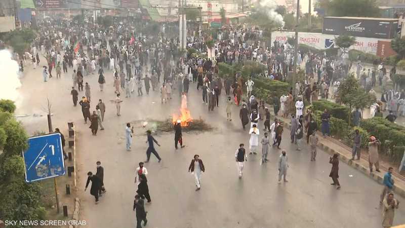 احتجاجات في باكستان