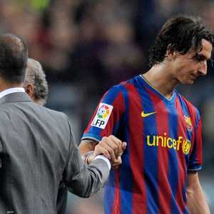 الخلافات نشبت بين غوارديولا وإبراهيموفيتش عندما كان الأخير ي