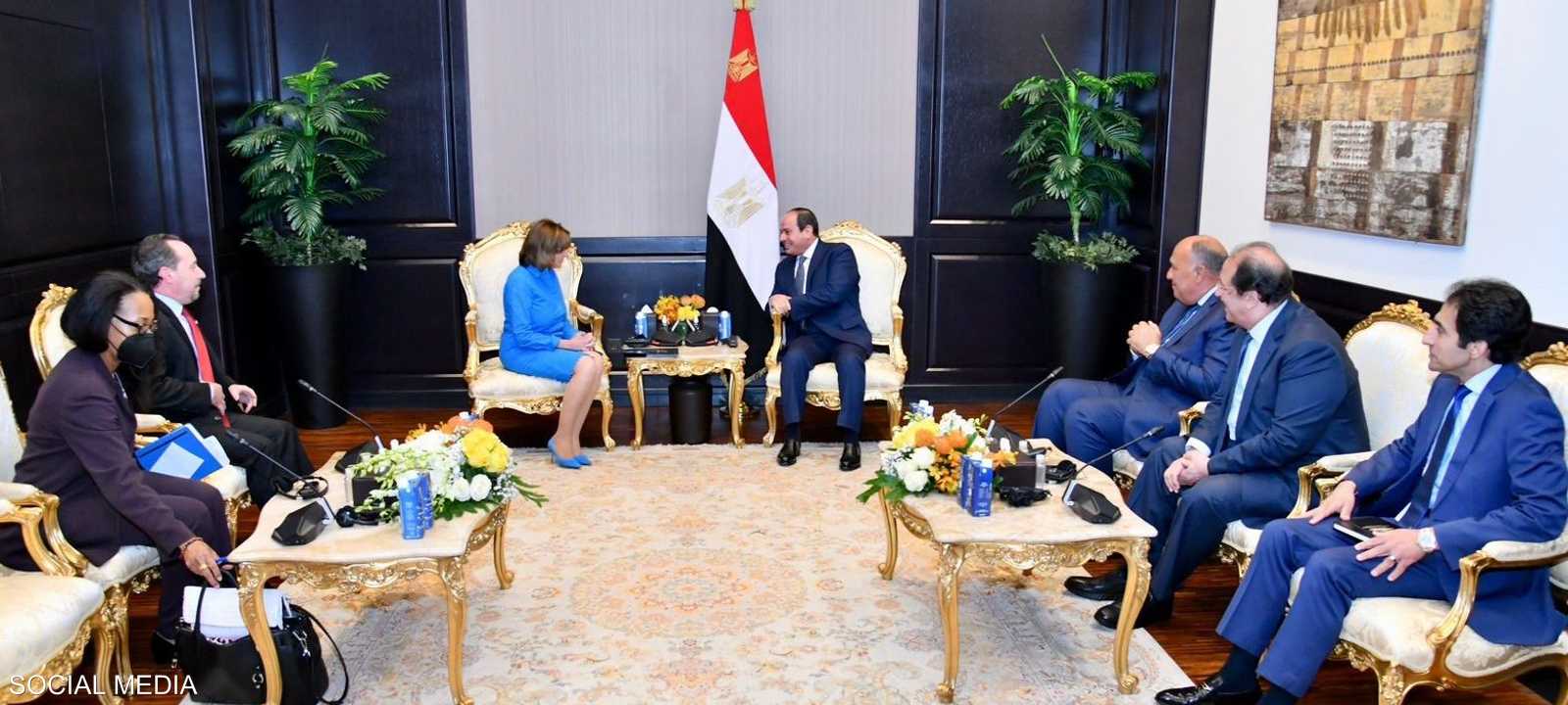 السيسي وبيلوسي عقدا مباحثات مهمة في شرم الشيخ