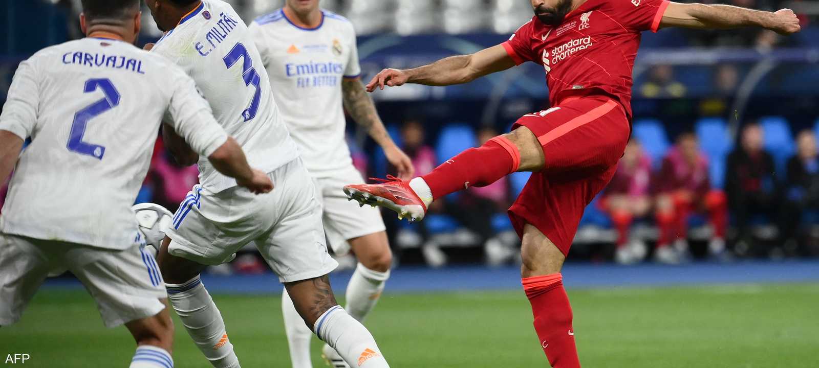 صلاح لعب 6 مباريات ضد ريال مدريد خسر 5 ومنها وتعادل واحدة