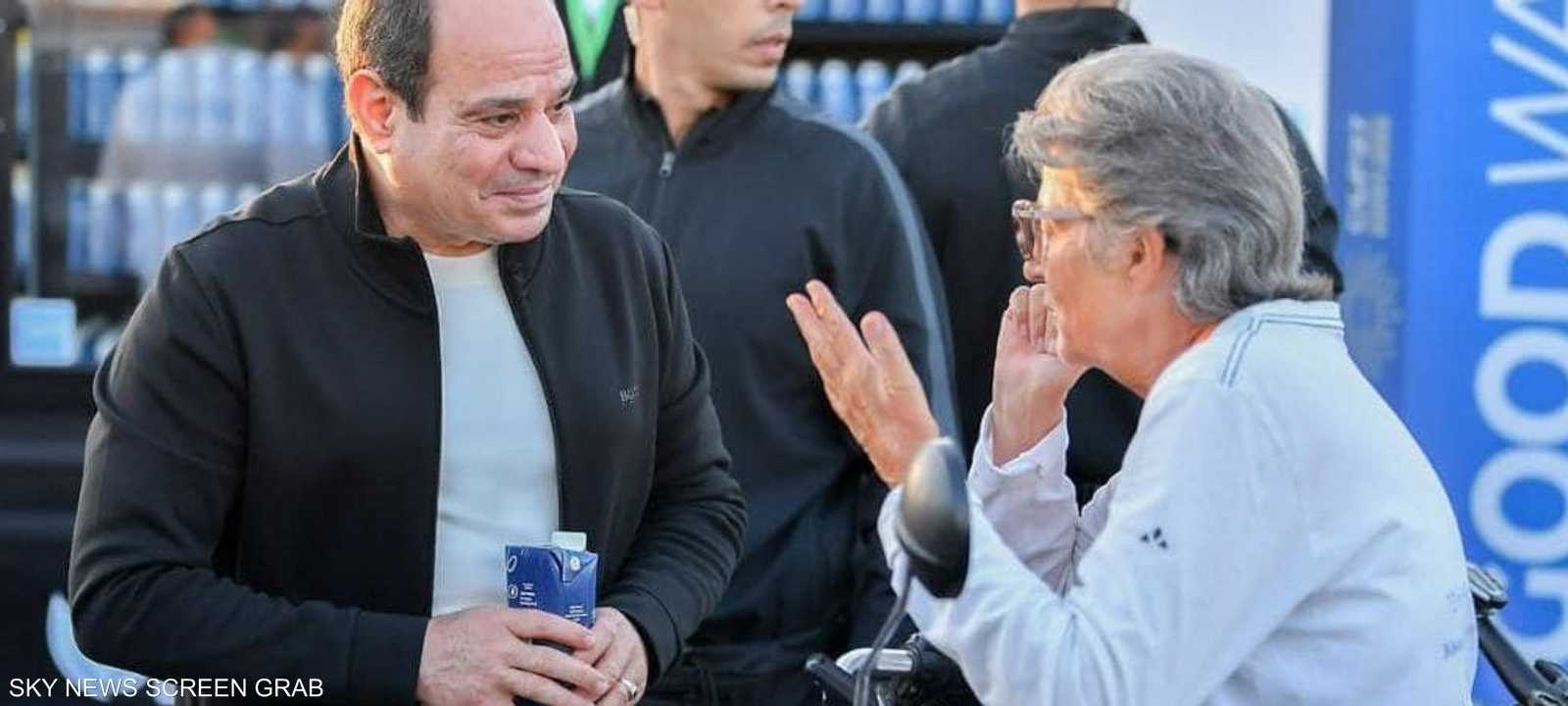 دوروثي هيلدبرانت التقت السيسي في شرم الشيخ