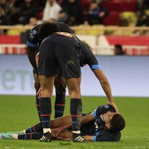 أصيب حارث في الدقيقة 58 من المباراة