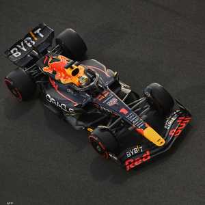 سيارة ماكس فرستابن خلال التجارب