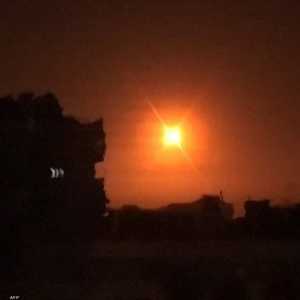 أرشيفية.. ضربة إسرائيلية لموقع عسكري في سوريا