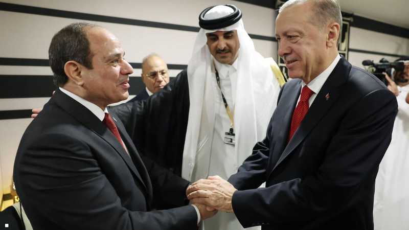 أردوغان والسيسي.. "مسائل كبرى" حاضرة على طاولة تركيا ومصر | سكاي نيوز عربية