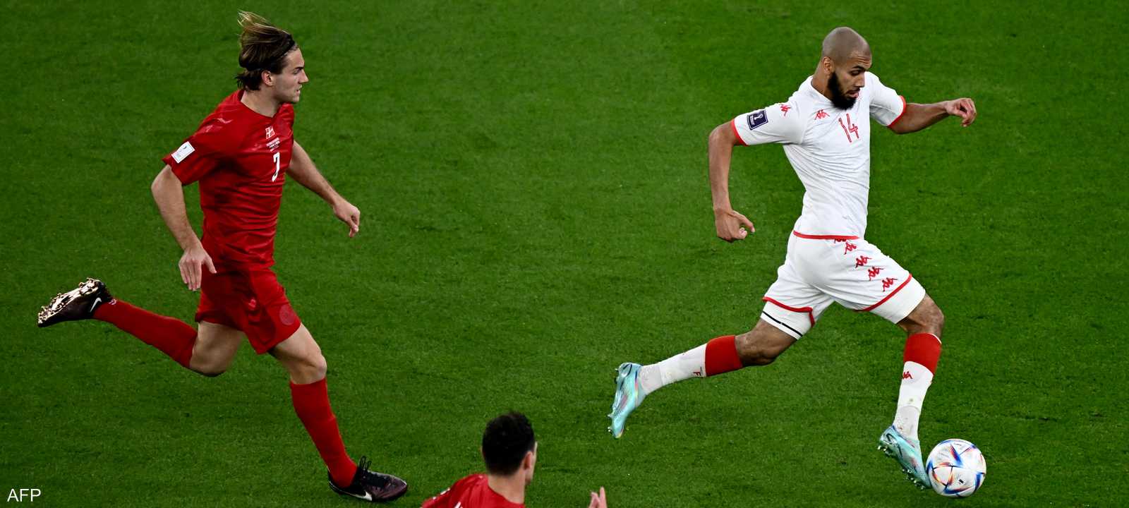 قدم المنتخب التونسي أداء بطوليا أمام الدنمارك