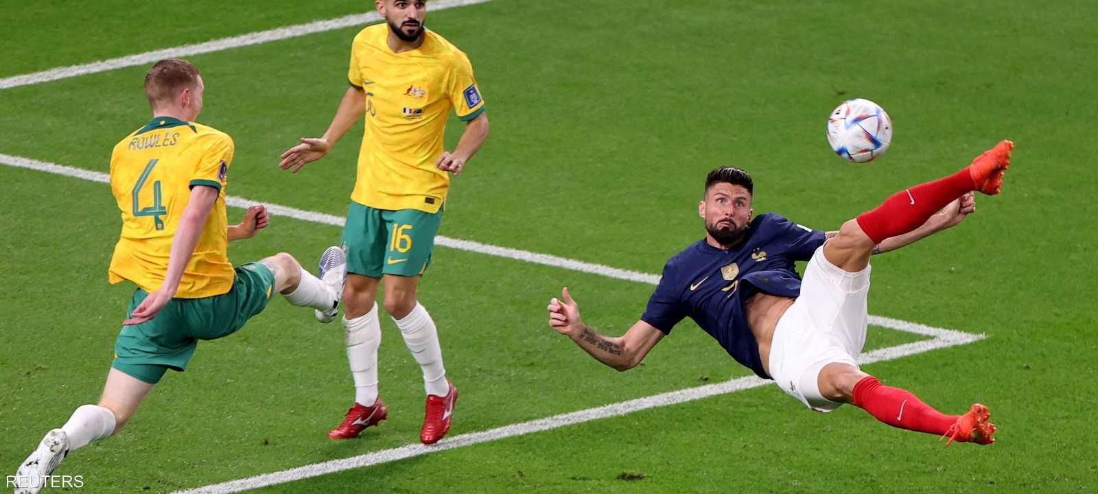 جيرو عادل رقم هنري كأفضل هداف في تاريخ منتخب فرنسا