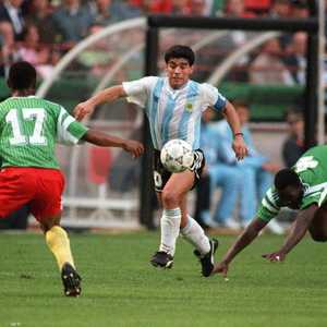 الأرجنتين خسرت أمام الكاميرون في 1990