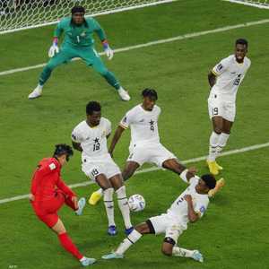 سون فشلت محاولاته أمام غانا