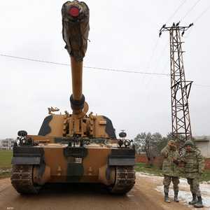 أرشيفية لدبابة تركية على الحدود مع سوريا