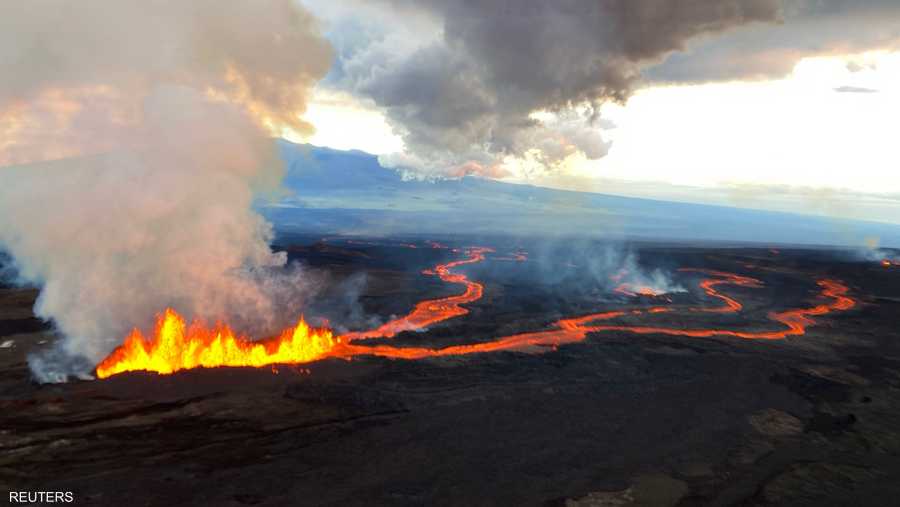 بركان مونا لوا ظل في سبات طوال 38 عاما