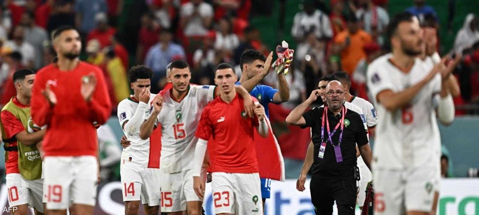 لاعبو المنتخب المغربي