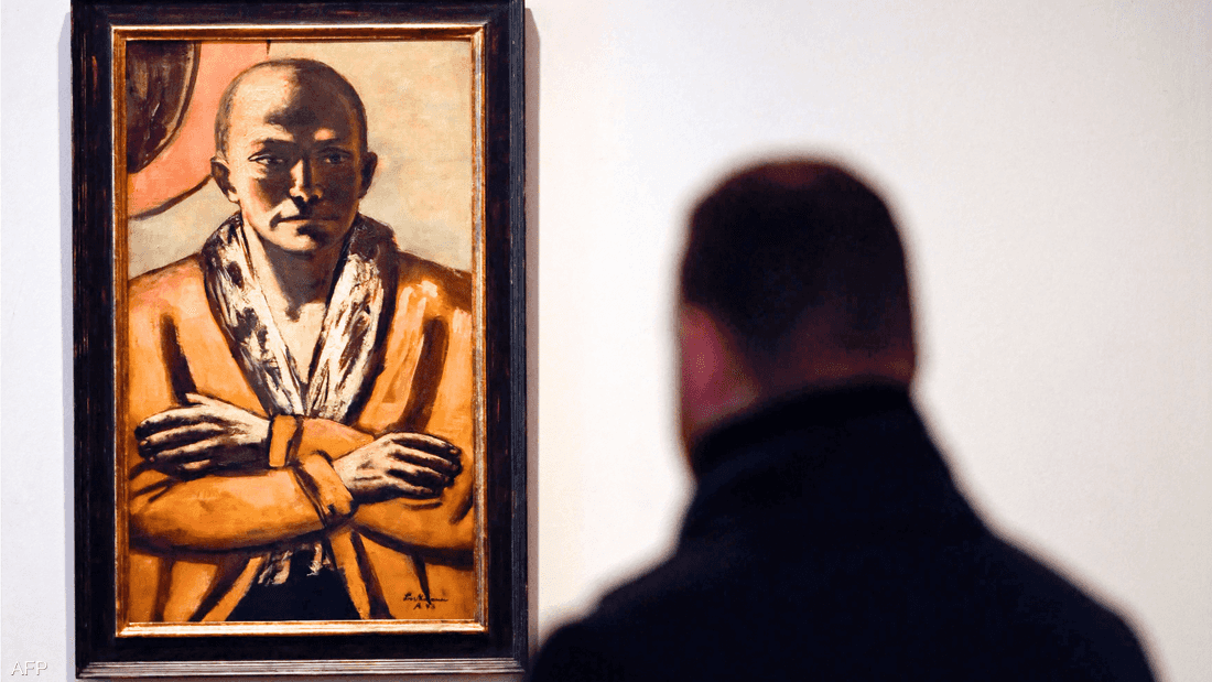 لوحة ذاتية للفنان ماكس بيكمان رسمت عام 1943