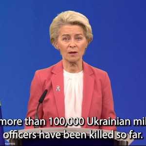 لقطة للفيديو الأول ومعلومة عدد القتلى من الجنود الأوكرانيين