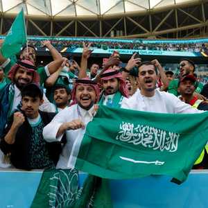 فرحة جماهير السعودية بالانتصار على الأرجنتين