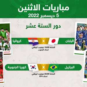 مباريات اليوم 5 ديسمبر