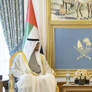 أمير قطر ورئيس دولة الإمارات العربية المتحدة