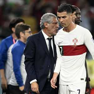 سانتوس مع رونالدو بعد استبداله