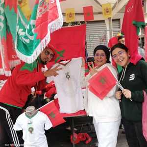 حماس وتفاؤل في الشارع المغربي قبل مباراة أسود الأطلس