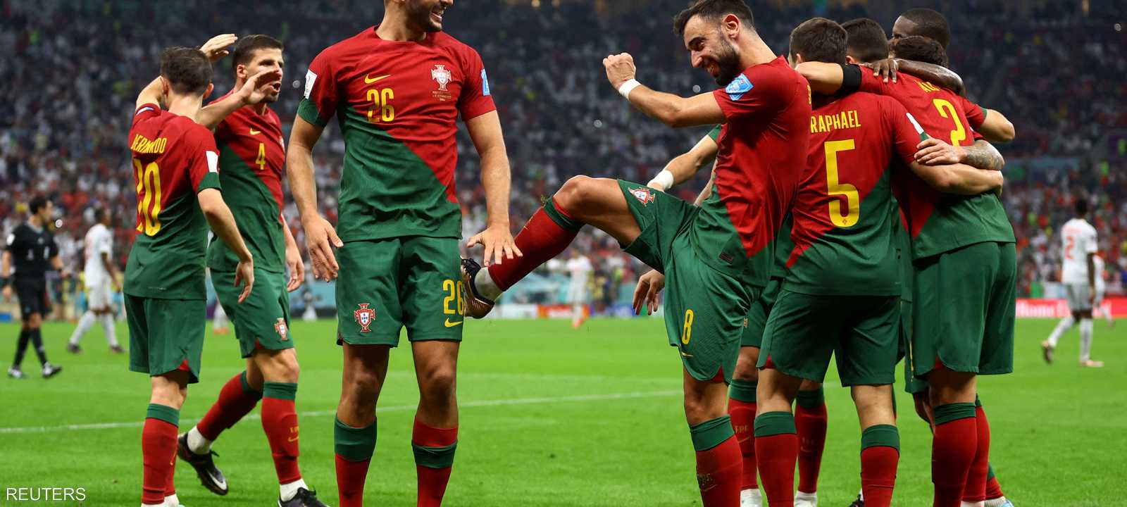 البرتغال تواجه المغرب في دور الثمانية